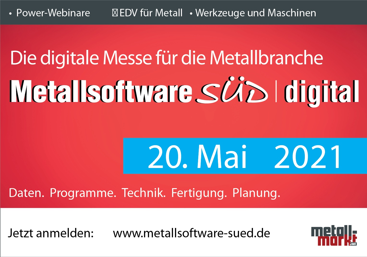 Metallsoftware Süd 2021